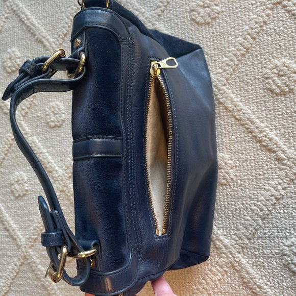 Tory Burch Medium Navy Satchel - Picture 12 of 15